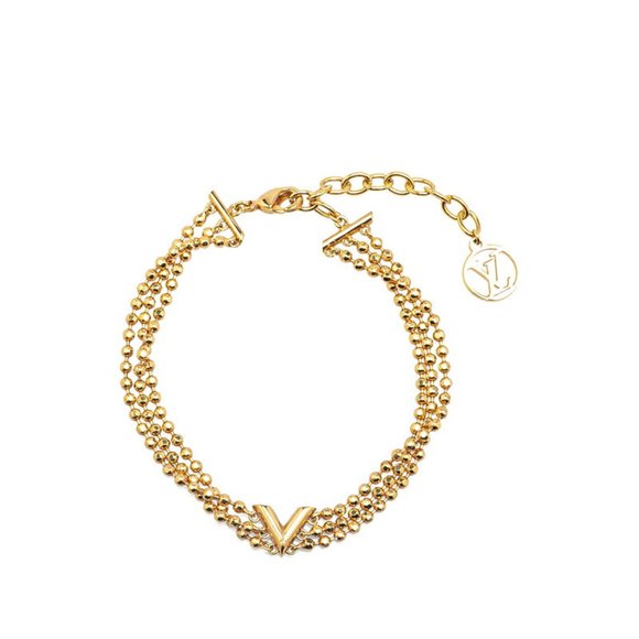 LOUIS VUITTON Gold Charm Bracelet - Picture 1 of 6
